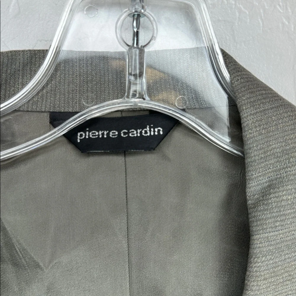Pierre Cardin gray 2 piece Suit Blazer 44R Trousers pants 38x30 100% wool‎ mens